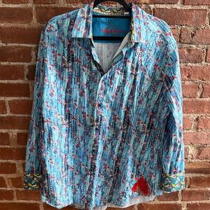 LIMITED EDITION Robert Graham Multicolor Patterned Shirt